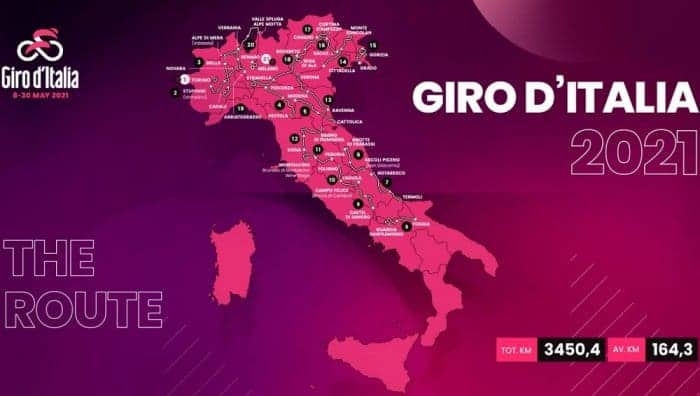 Giro d'Italia 2021: la Corsa Rosa per il Trofeo senza fine